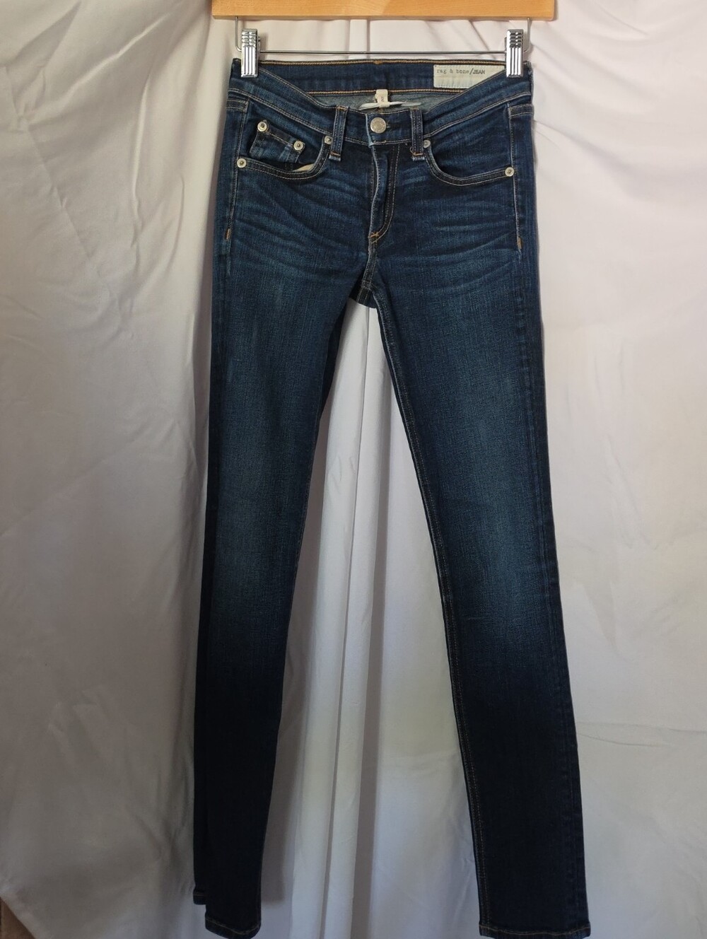 rag & bone Dark Indigo Skinny Jeans